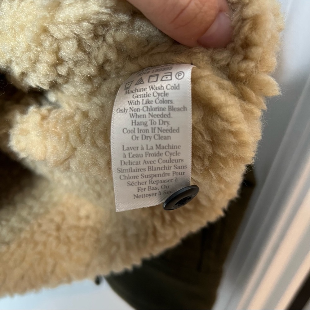 Everlane ReNew Fleece Lined Overshirt XXL Green Heavyweight Jacket NWT - Picture 8 of 12